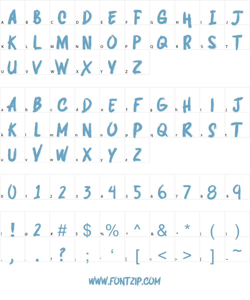 DEEPSHOCKZ   DEMO Font Character